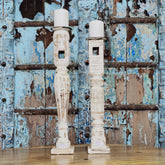 Indian Wooden Candle Holder Stand (Set of 2) 99